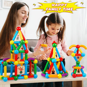 MAGBLOCK family-time building encourages collaborative play at home