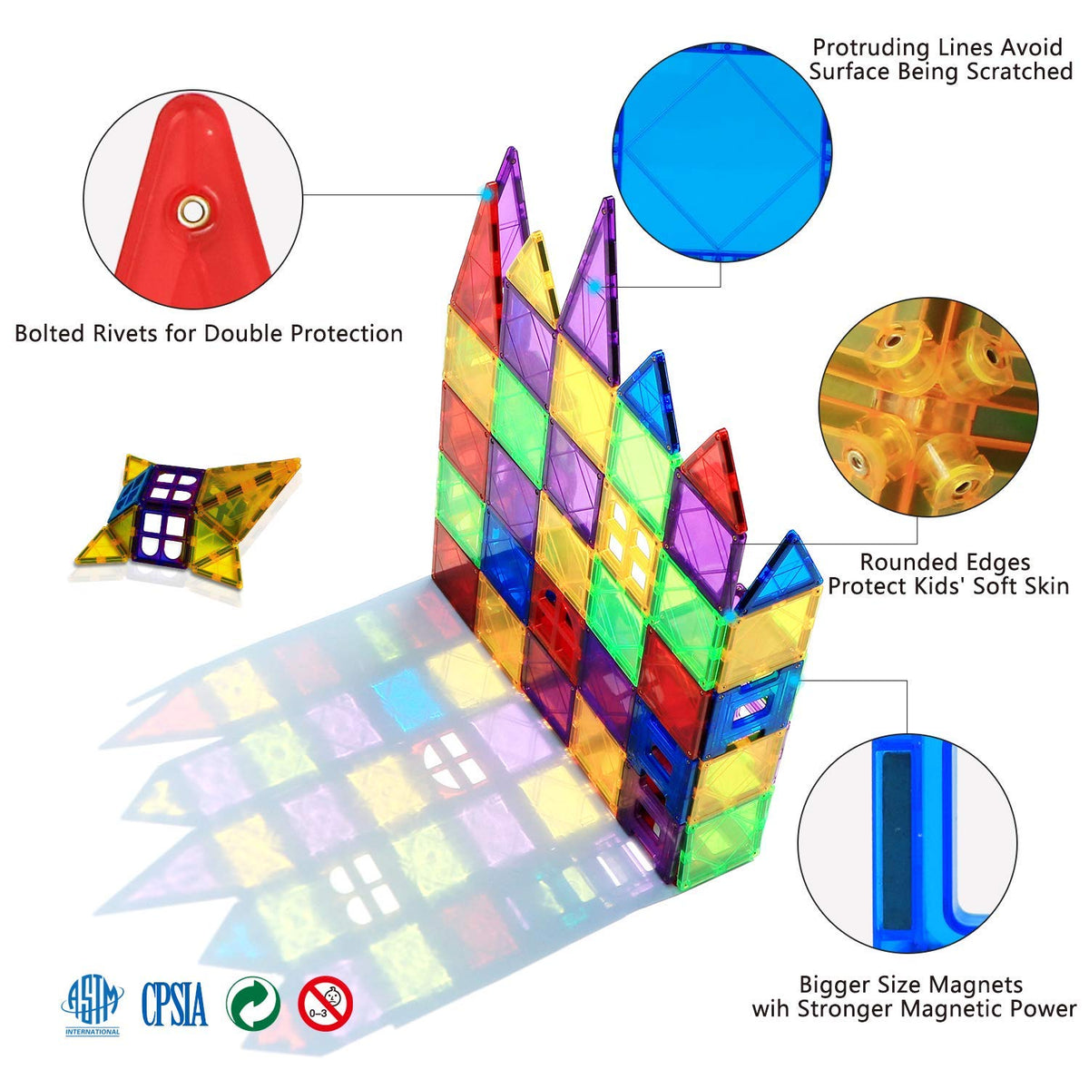 MAGBLOCK door tile enables functional entry to imagination-powered builds.