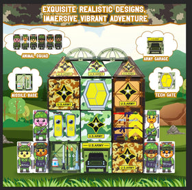 Magbubp army car tile enables quick, cooperative pretend missions