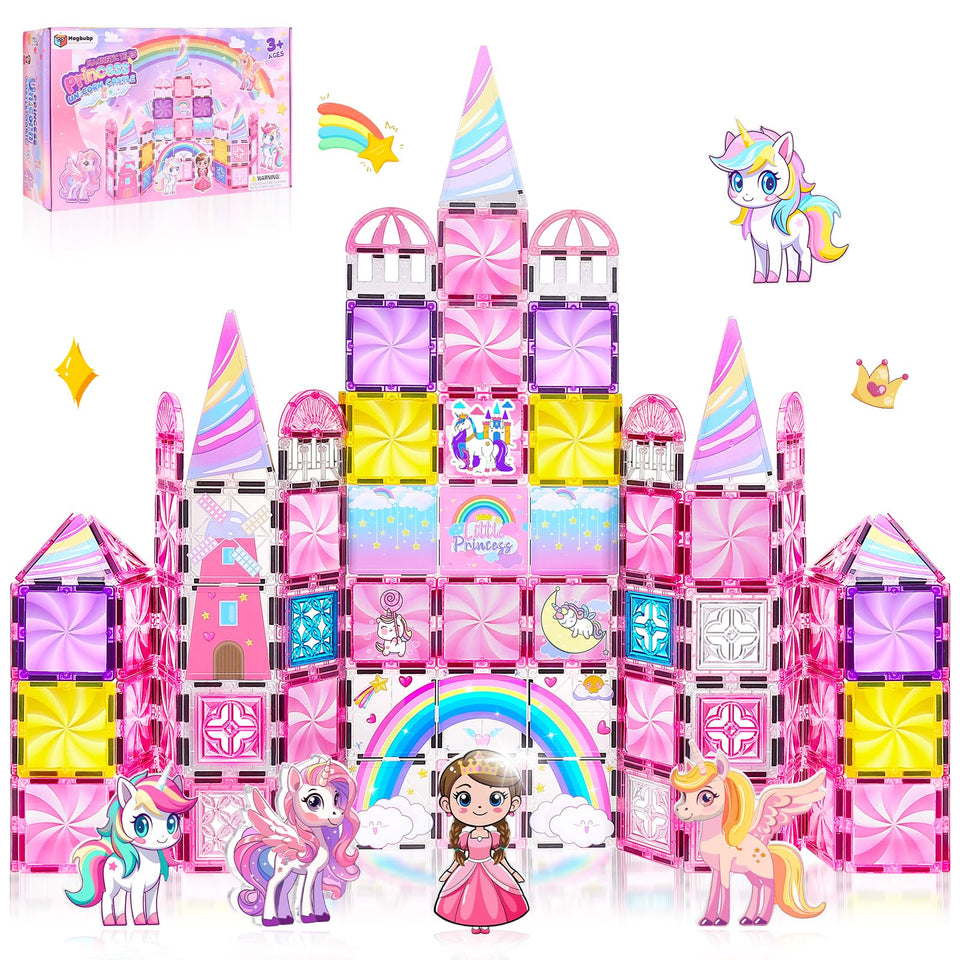 Magbubp Diamond Tiles unicorn castle sparkling surface for imaginative play.