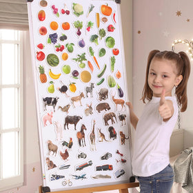 MAGDUM 110 colorful magnets easy for little hands to grip