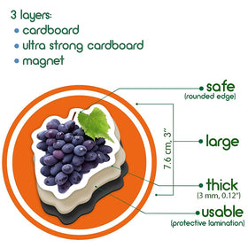 MAGDUM 110 Montessori-inspired magnets boost vocabulary through play