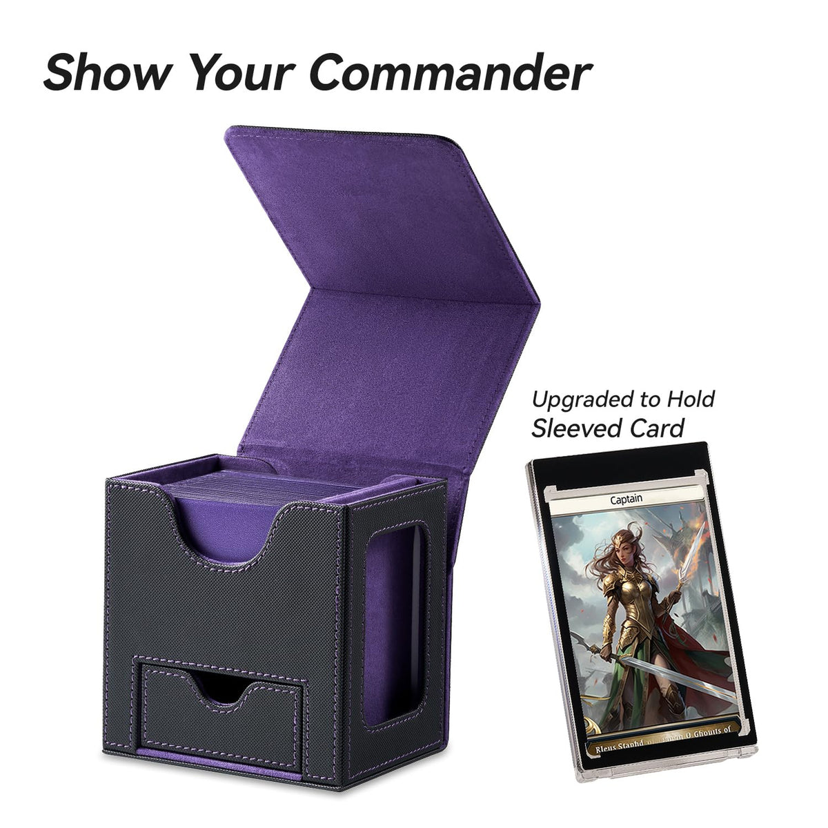 Mage Tech 35pt card holder keeps your Commander card safely protected