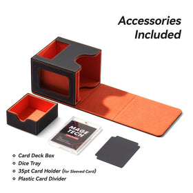 Mage Tech UV-protected card holder safeguards your commander card.
