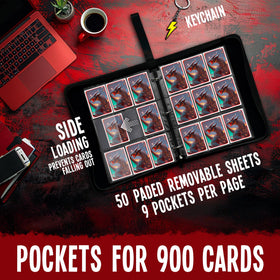 Magiar 900-card capacity helps keep your collection neatly arranged
