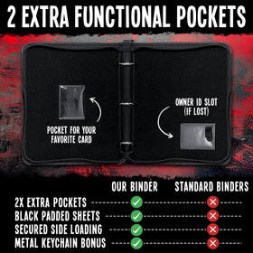 Magiar binder back pocket with ID slot keeps personal details organized