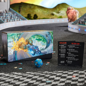 Magic: The Gathering Aetherdrift Bundle accessories die add precise life tracking.