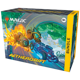 Magic: The Gathering Aetherdrift Bundle boosters for deck building and Limited play.