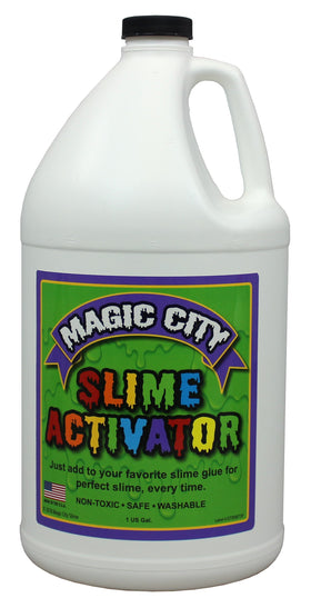 Magic City Slime Activator bottle for safe slime making at home.