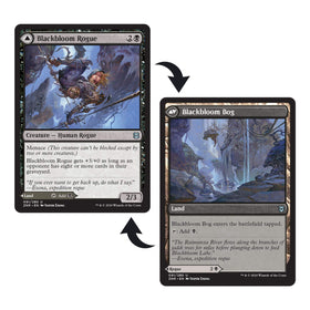 Magic: The Gathering Dimir Rogues component list shows deck and sideboard contents