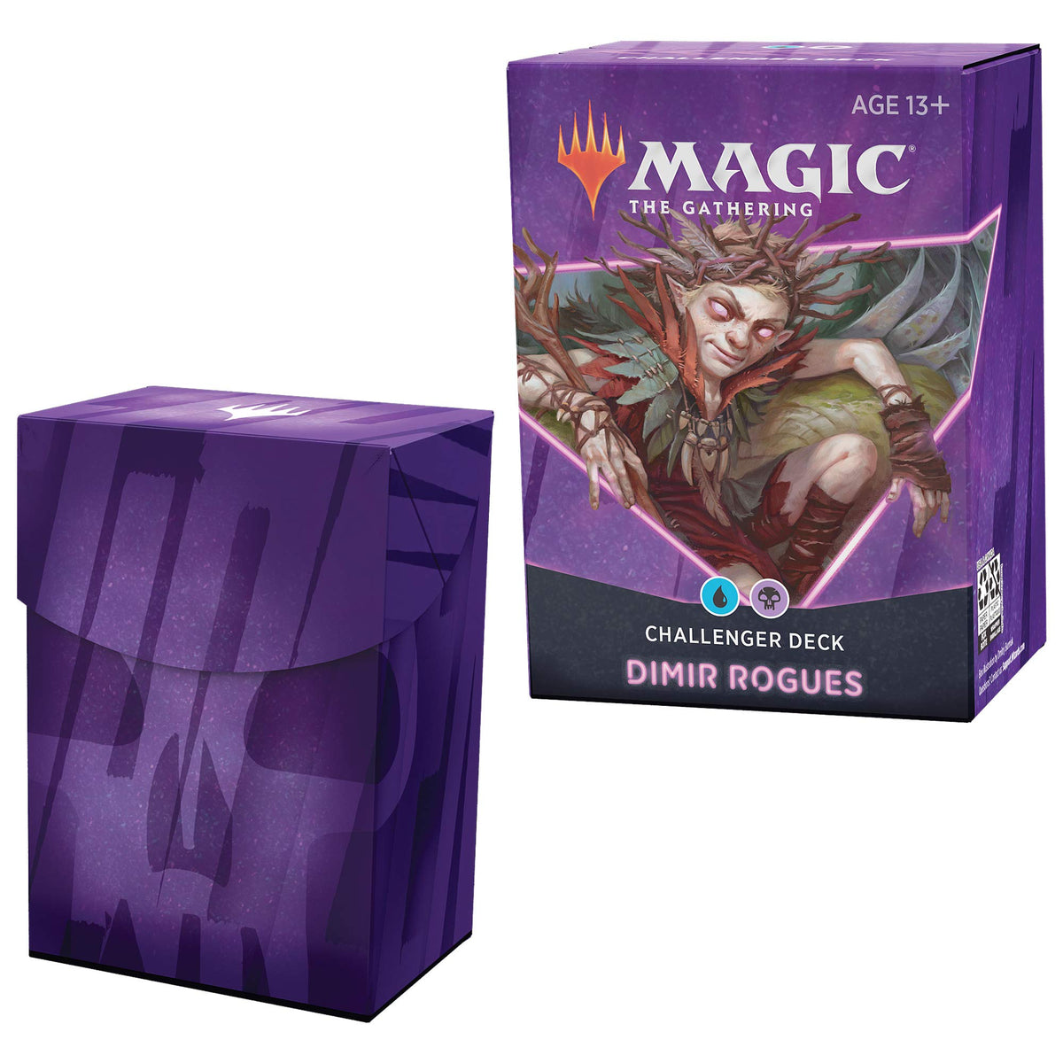Magic: The Gathering Dimir Rogues deck box for secure storage and transport