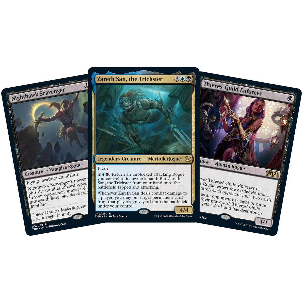 Magic: The Gathering Dimir Rogues Mythic Rare centerpiece enhances strategic options