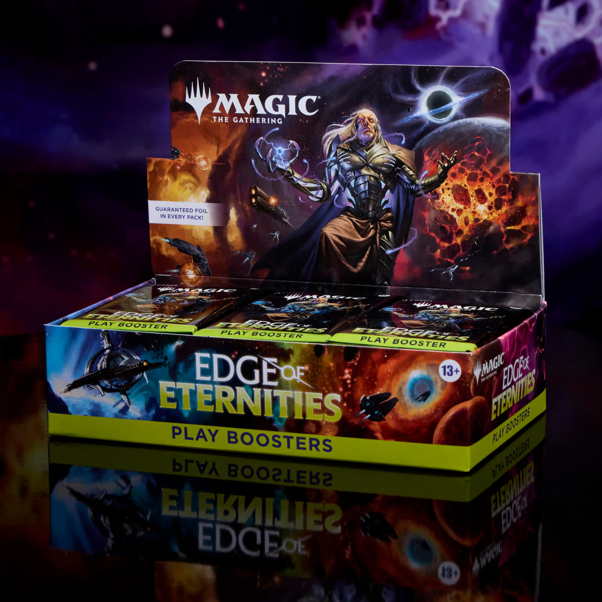 Edge of Eternities boosters opened displayed for deck-building ideas