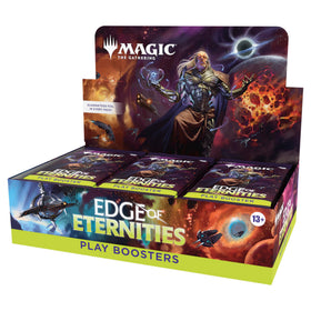 Magic: The Gathering Edge of Eternities booster box showing 30 packs for Limited play