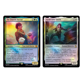 Magic The Gathering Doctor Who Collector Booster Sample Pack with rare and foil cards