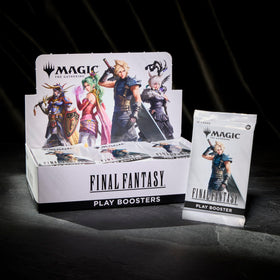 Magic: The Gathering FINAL FANTASY Play Booster card artfoil showcases shiny rares and moments.