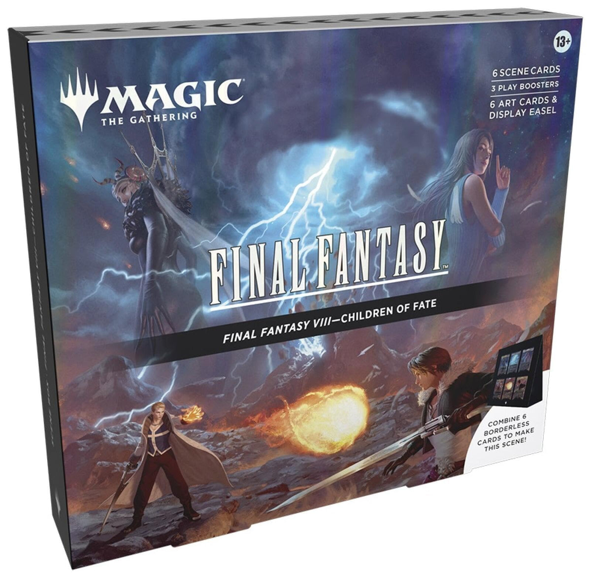 Magic: The Gathering Final Fantasy Scene Box—Children of Fate, display the iconic duel and expand your collection.