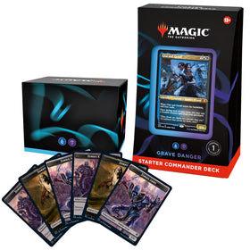 Magic: The Gathering Grave Danger foil-etched commander card ready to lead battles