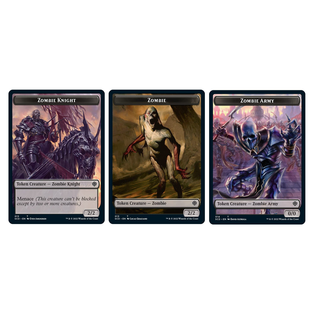Magic: The Gathering Grave Danger two-sided tokens for tracking buffs and combat