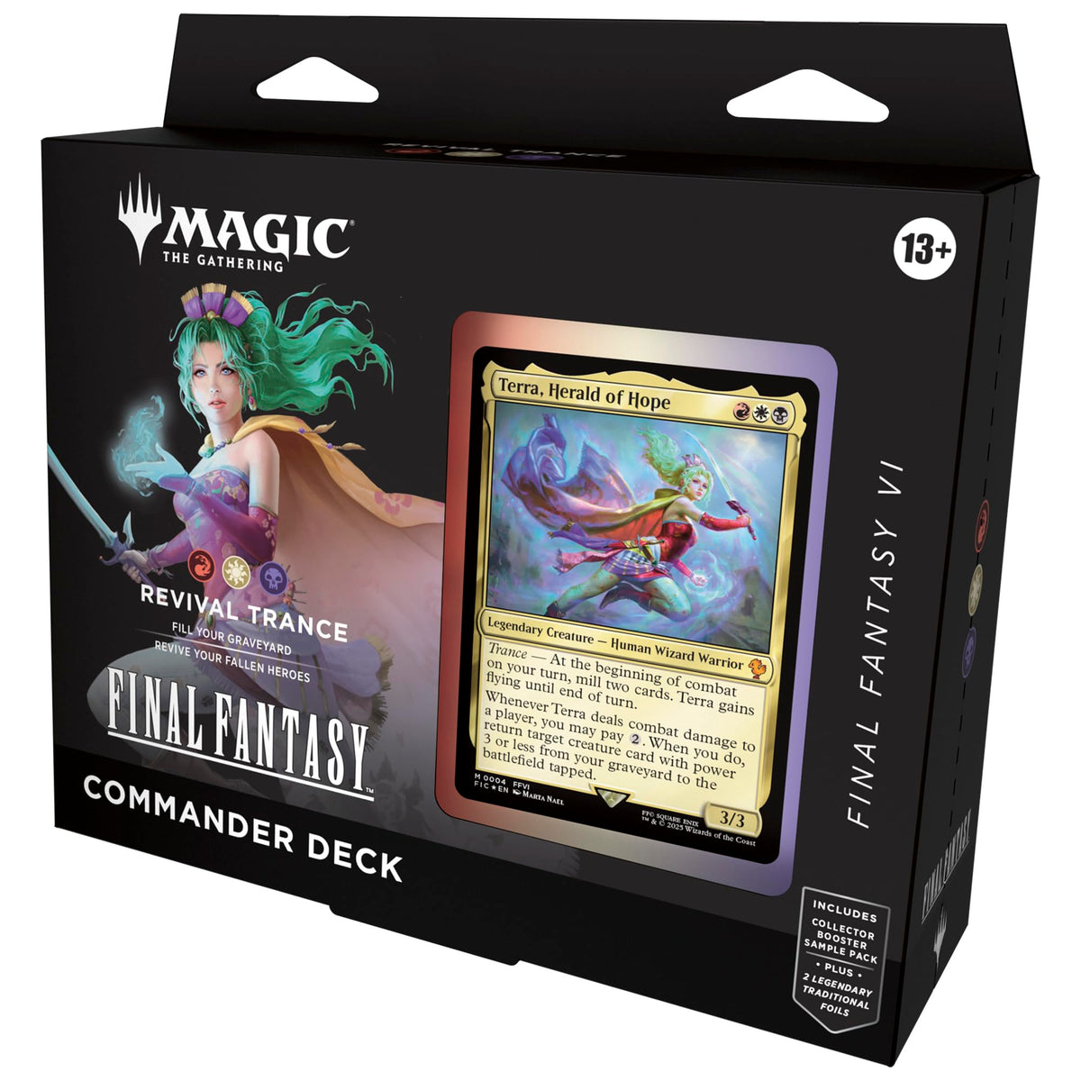 Magic: The Gathering Revival Trance deck art featuring FFVI heroes for epic multiplayer fun