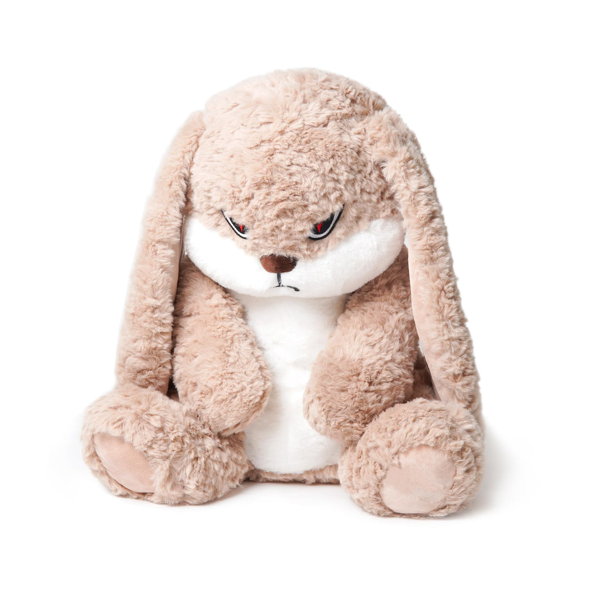 Magic Lion bunny plush front view with soft fur for cozy hugs.