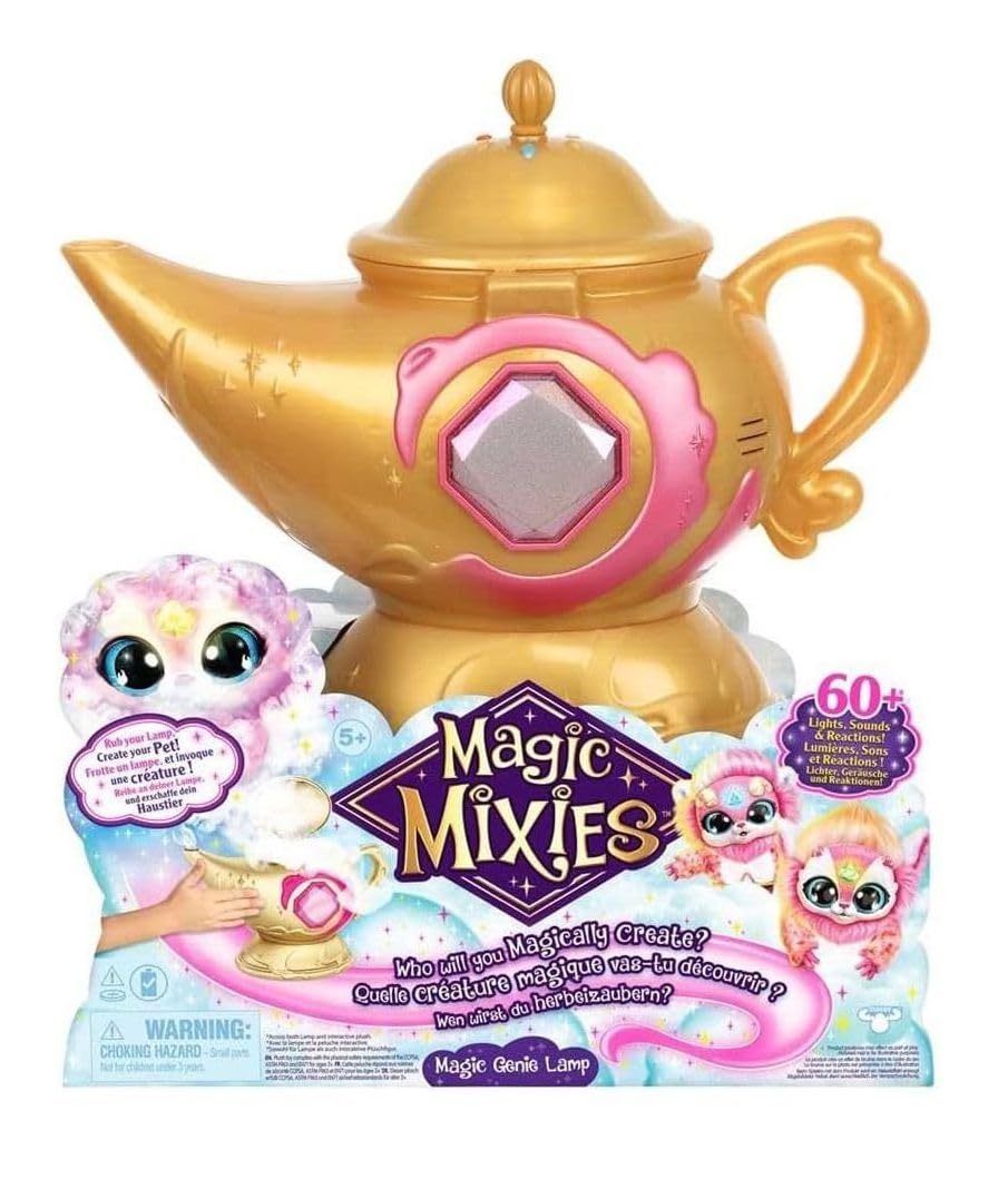 Magic Mixies Genie Lamp pink plush Genie ready for imaginative play and storytelling