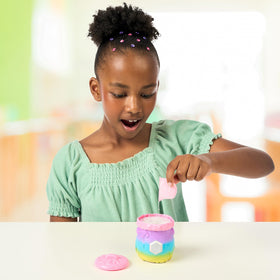 Magic Mixies Maya the Flutterflier reveals delicate angel wings during imagination.