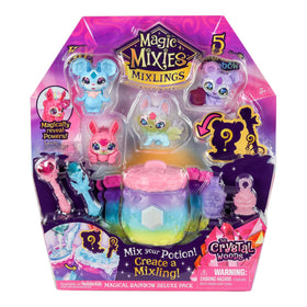 Magic Mixies Pinkney the Loxie showcases vibrant hair reveal and playful styling.