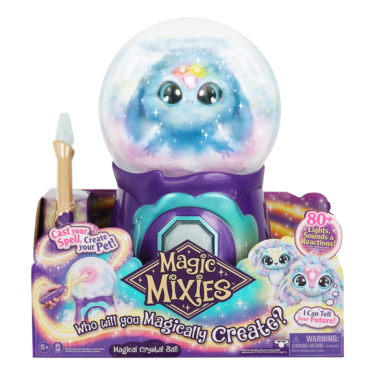Magic Mixies wand casting glow shows interactive spell effects