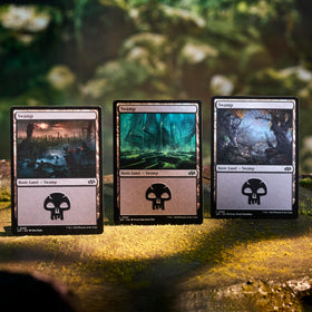 Magic MTG 2025 Land Station includes 80 mountains for red mana bursts.