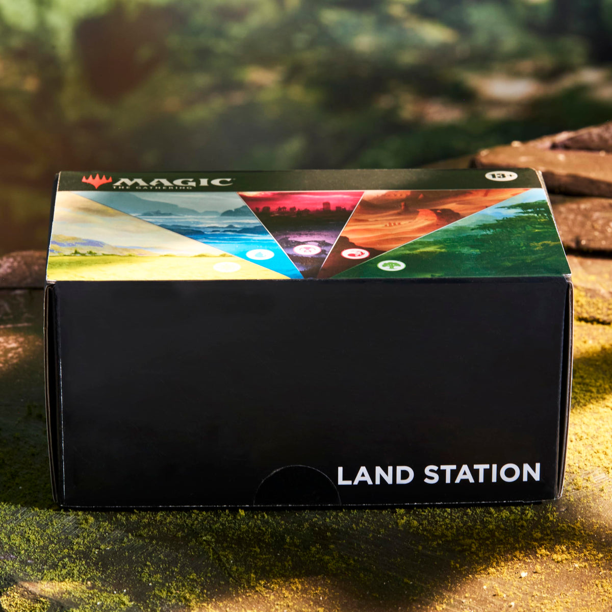Magic MTG 2025 Land Station includes 80 plains for white mana options.