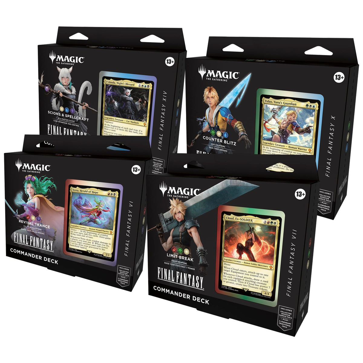 Magic: The Gathering Final Fantasy Commander Deck Bundle for epic multiplayer battles