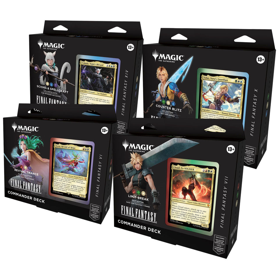 Magic: The Gathering Final Fantasy Commander Deck Bundle for epic multiplayer battles