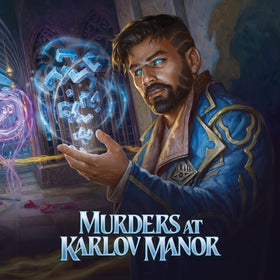Magic: The Gathering Murders at Karlov Manor deck box stores 100 sleeved cards securely