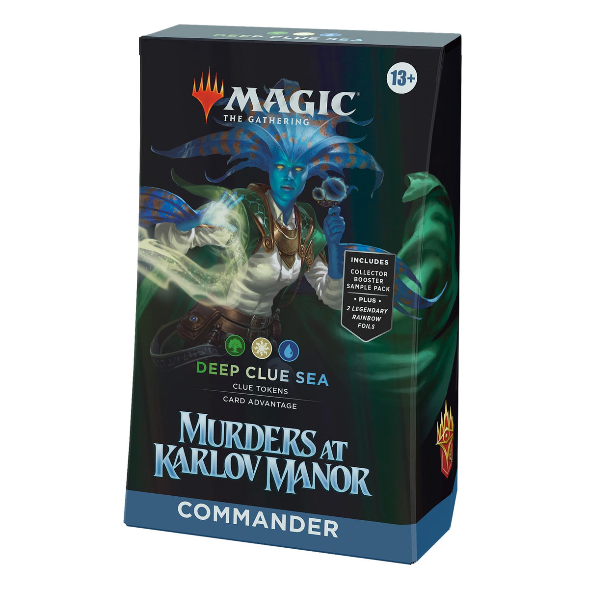 Magic: The Gathering Murders at Karlov Manor deck cover showing the 100-card set
