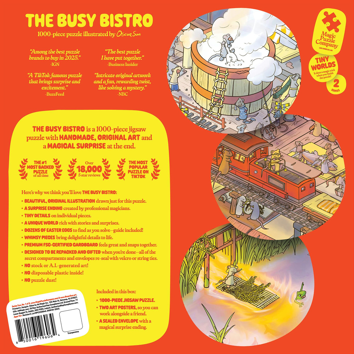 Magic Puzzle The Busy Bistro detailed artwork with tiny clues to notice