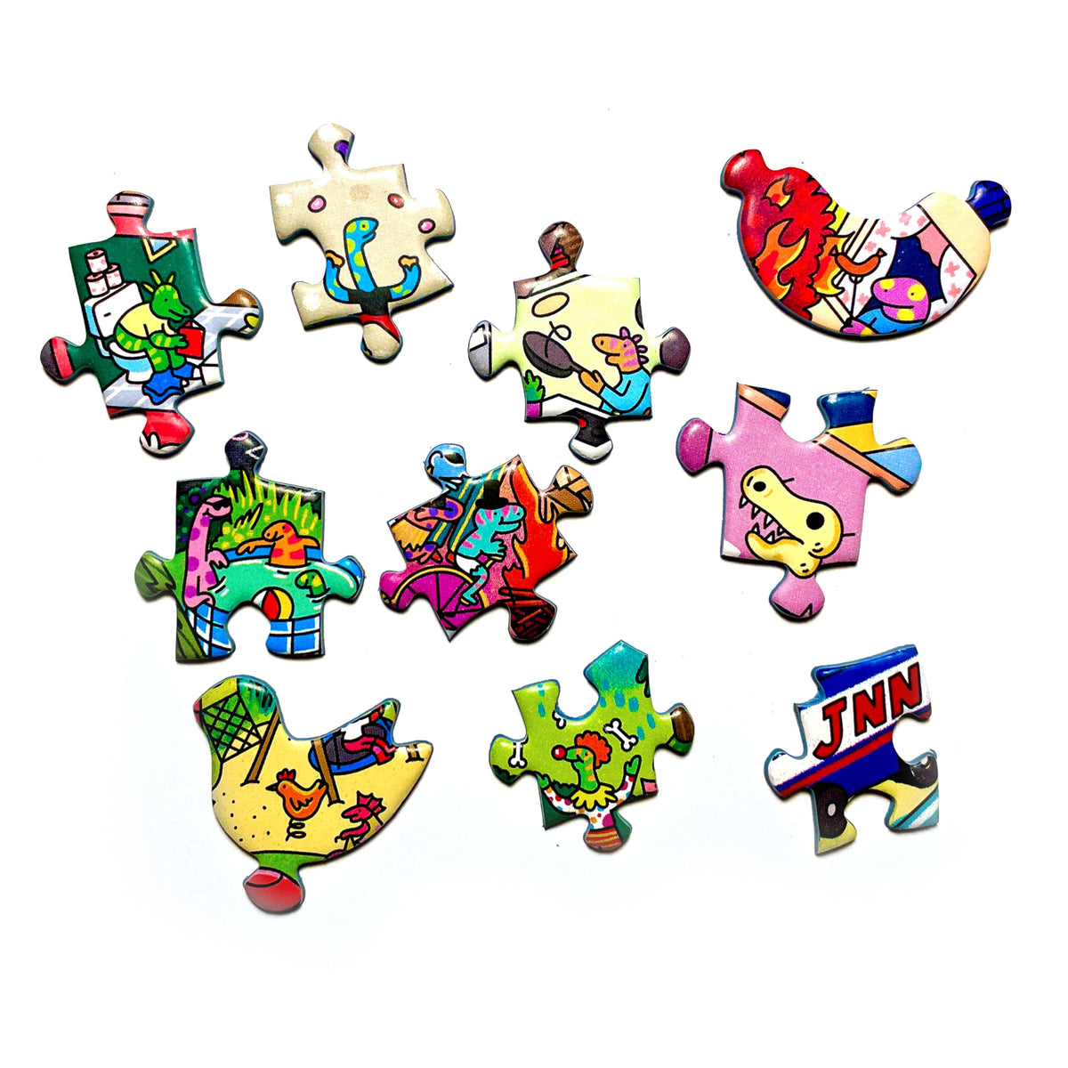 Magic Puzzle Company Big Rock City poster included supports collaborative solving