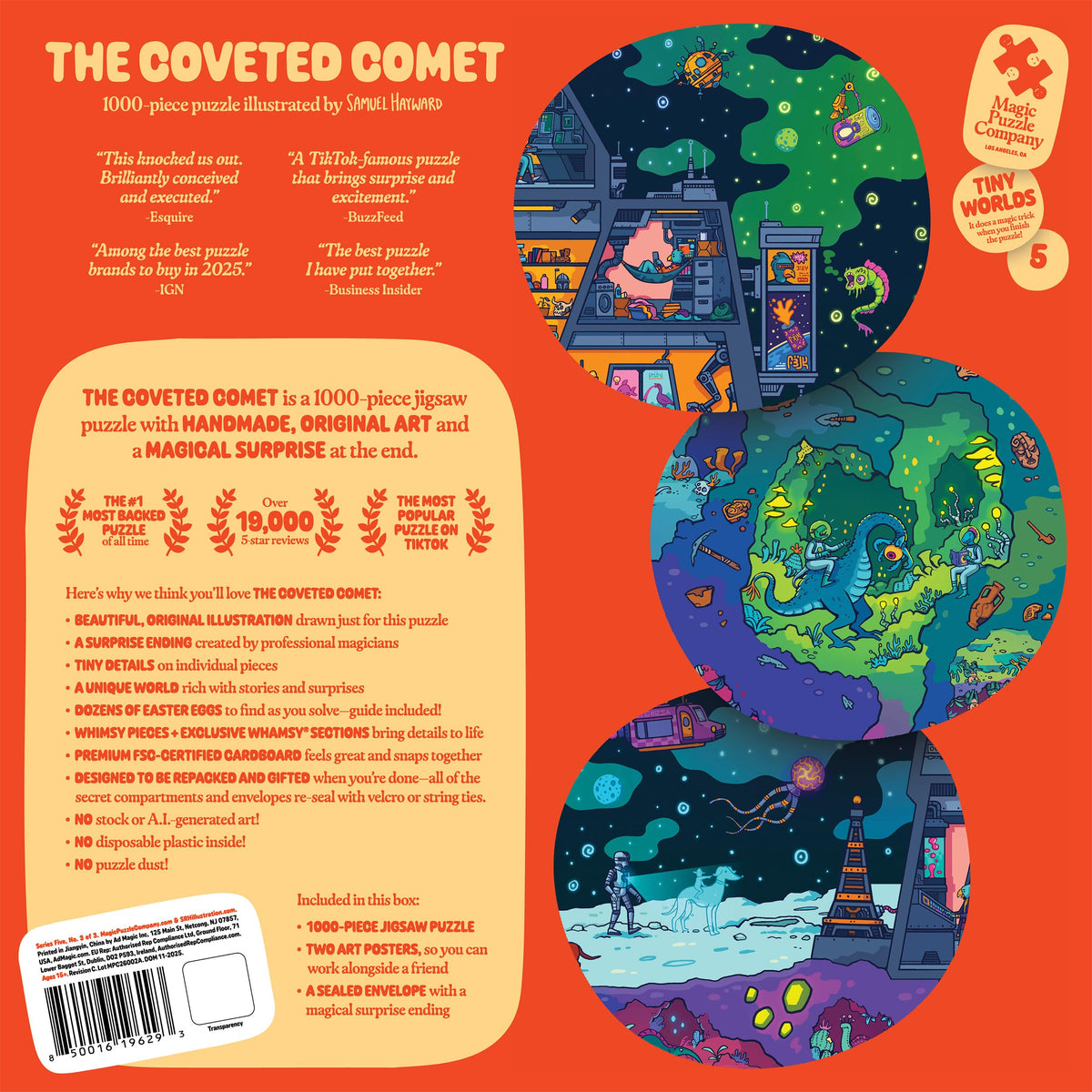 Magic Puzzle Company The Coveted Comet two posters included for collaborative nights.