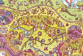 Crystal Caves poster-included view, perfect for collaborative solving