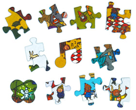 Magic Puzzle Company Gnomes' Homes features no puzzle dust in the box.