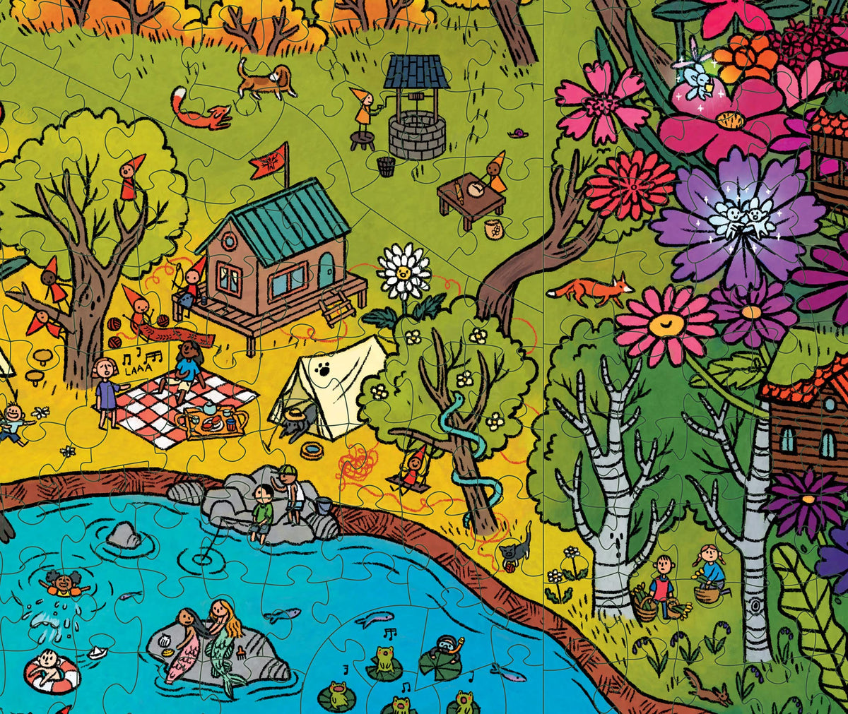 Magic Puzzle Company Gnomes' Homes includes two posters for group solving.