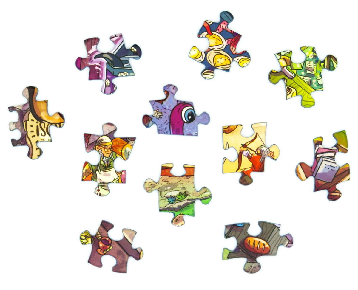 Magic Puzzle Company No puzzle dust in box keeps workspace clean