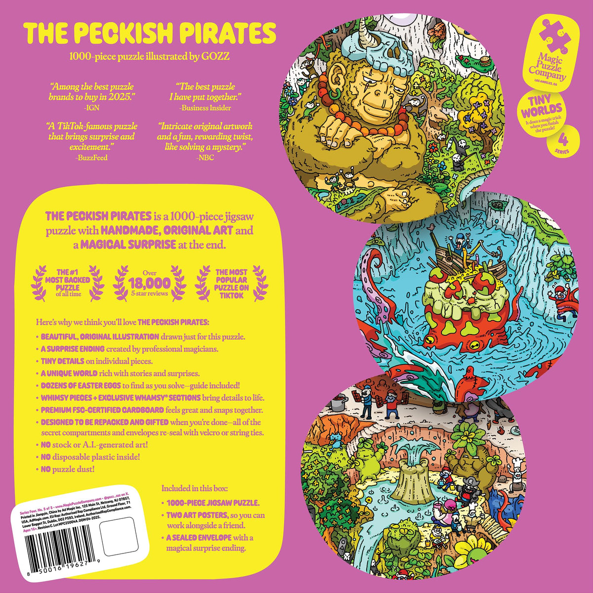 The Peckish Pirates artwork detail with rich colors and textures for solving