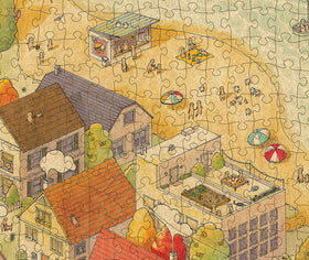Magic Puzzle Company Sunny City two posters included for group solving