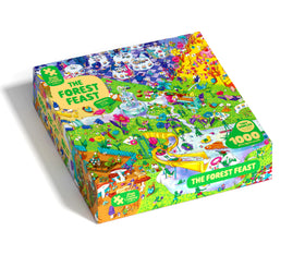 The Forest Feast cover image by Magic Puzzle Company inviting family puzzle time.