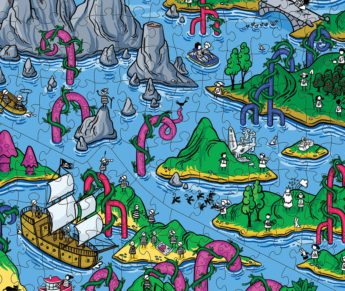 Magic Puzzle Company The Happy Isles includes two posters to boost group solving