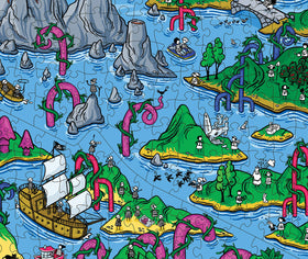 Magic Puzzle Company The Happy Isles includes two posters to boost group solving
