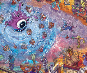 Magic Puzzle Company Two posters inside support collaborative solving sessions
