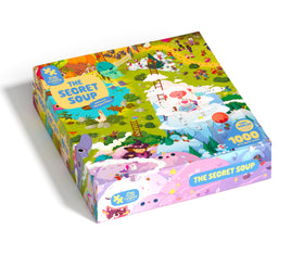 Magic Puzzle Company Puzzled Patron mysterious scene invites focus and group puzzle collaboration.