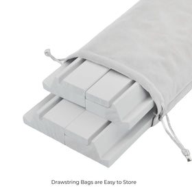 Magic Sewing Machine ergonomic pusher design supports comfortable tile moves.